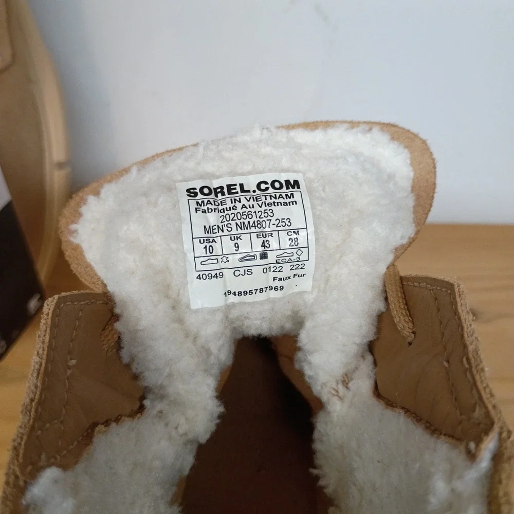 Sorel Explorer Next Drift‎ Waterproof Insulated Boots Men's Size 10 Suede